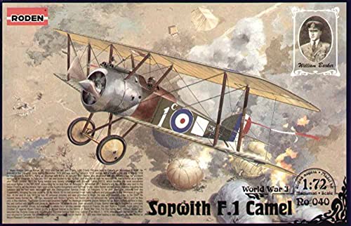 Scala: 1: 72 Roden 40 - Modellino Sopwith Camel F1 William Georg Barker