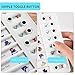 MEMORY FISH 2 Pieces Chore Chart for Multiple Kids,Portable Chore Chart Memo Plastic Board,Checklist Board Detachable Reusable Planner Board for Home Reminder Tool,Daily to Do List,4.7x7.9 Inch