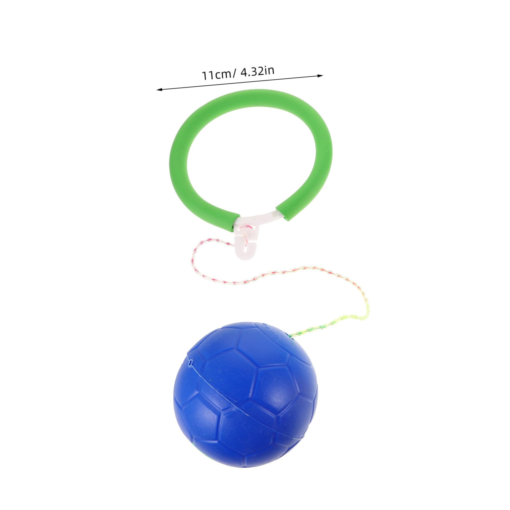 KESYOO 2pcs Bouncing Ball Ankle Jumping Outdoor Playground Equipment Jump Ball for Ankle Skip Ball Outdoor Sports Jumping Flash Jump Ball Floor Rings for Jumping Pp