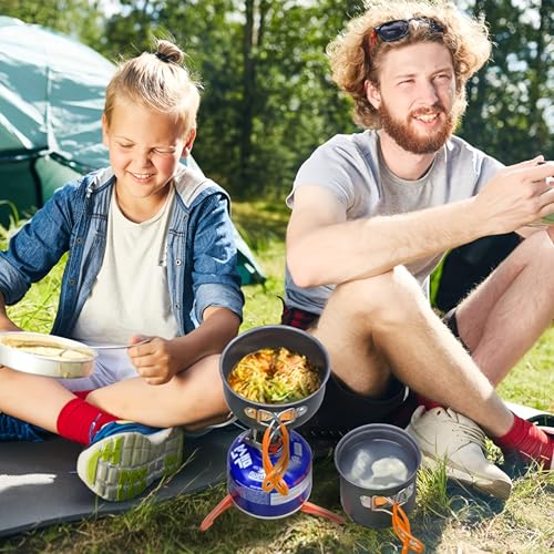 Casseroles de camping légères avec poignées pliables gain de place - 4