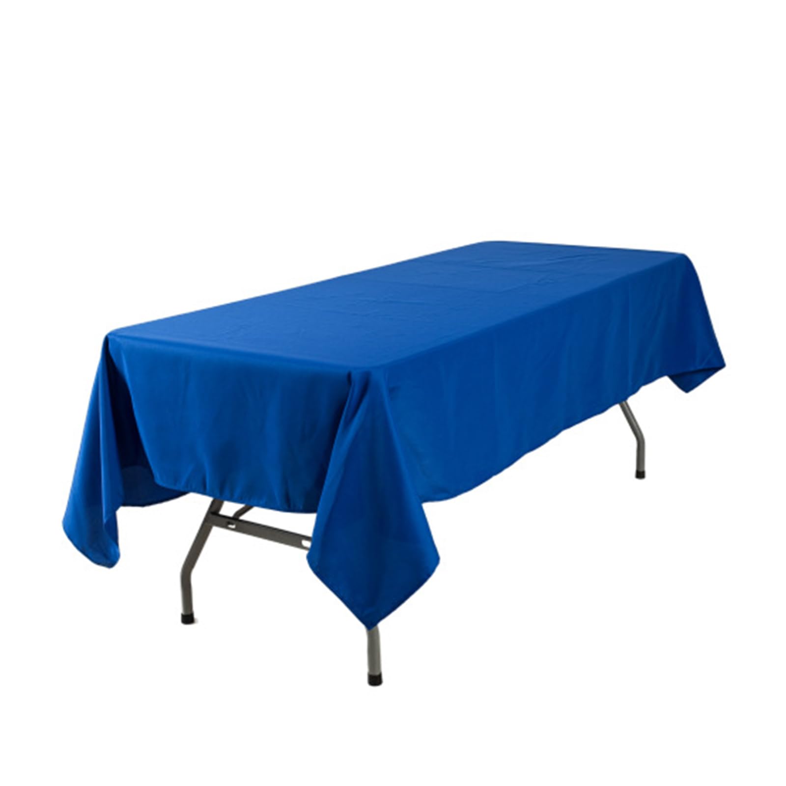 APGLSXY Dutys Polyester Dining Table Covers Blue Rectangular Shape Tablecloth for Parties Restaurants and Picnics Use Polyester Banquets Tablecloth