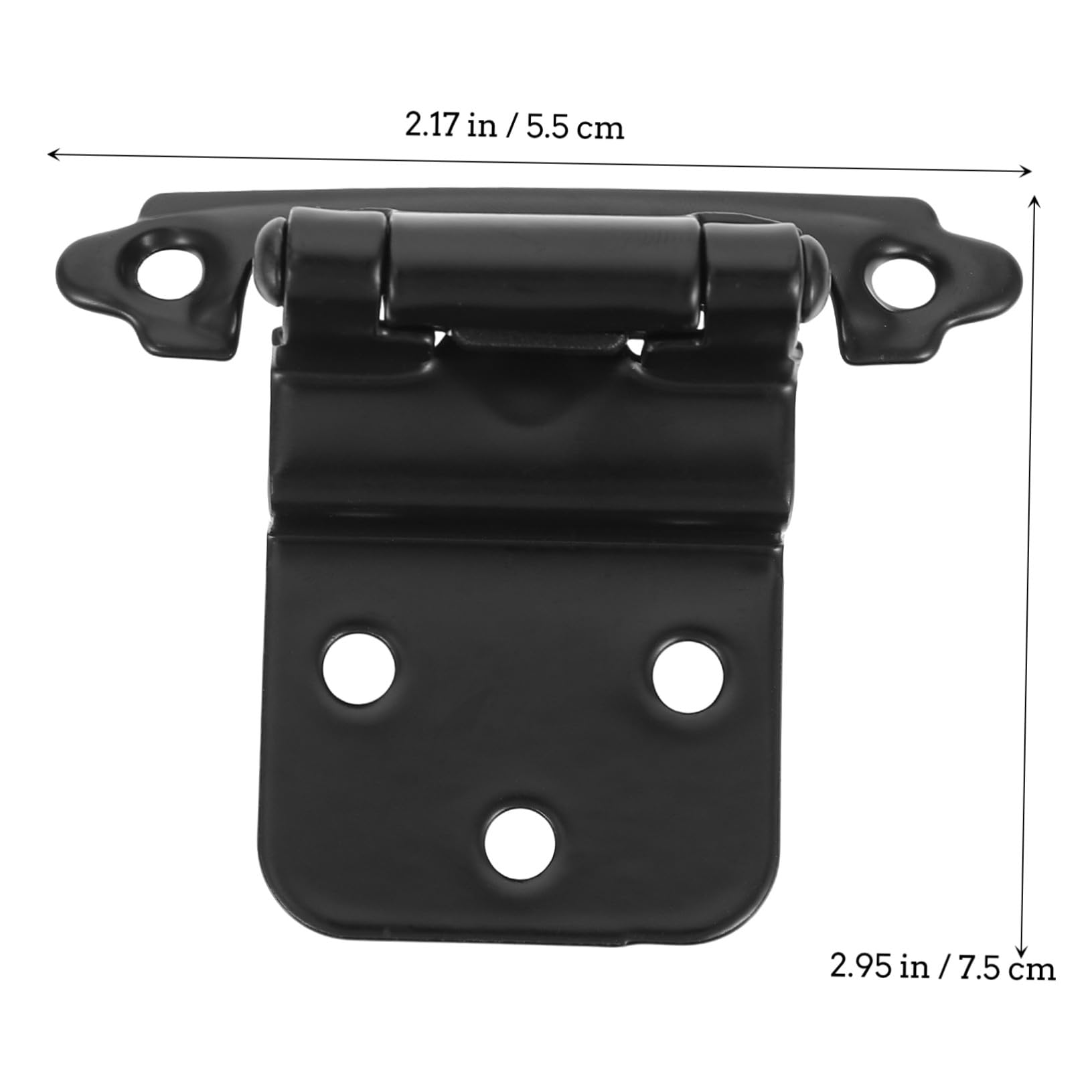 WOONEKY 10pezzi Cerniere Per Porte in Metallo Resistenti Cerniere Per Mobili Battuta Per Arrugginirsi Per Armadi Cuscinetti Perla Per Apertura e Chiusura Morbida