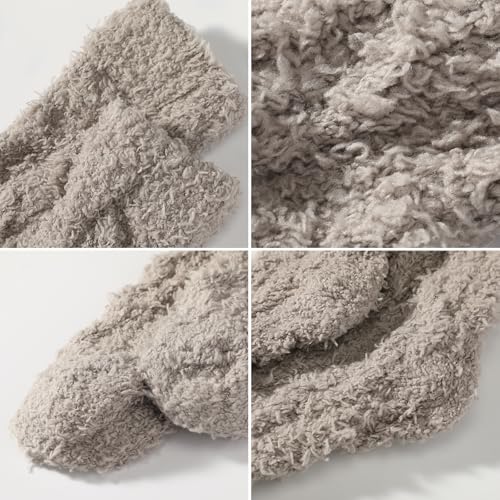 Image of Pleneal Fuzzy Socks Women Fluffy Socks Winter Soft Cozy Sleeping Sock