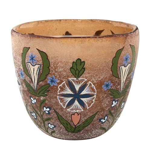 Bougie parfumée en verre orange baume frais bois de cèdre 10cm