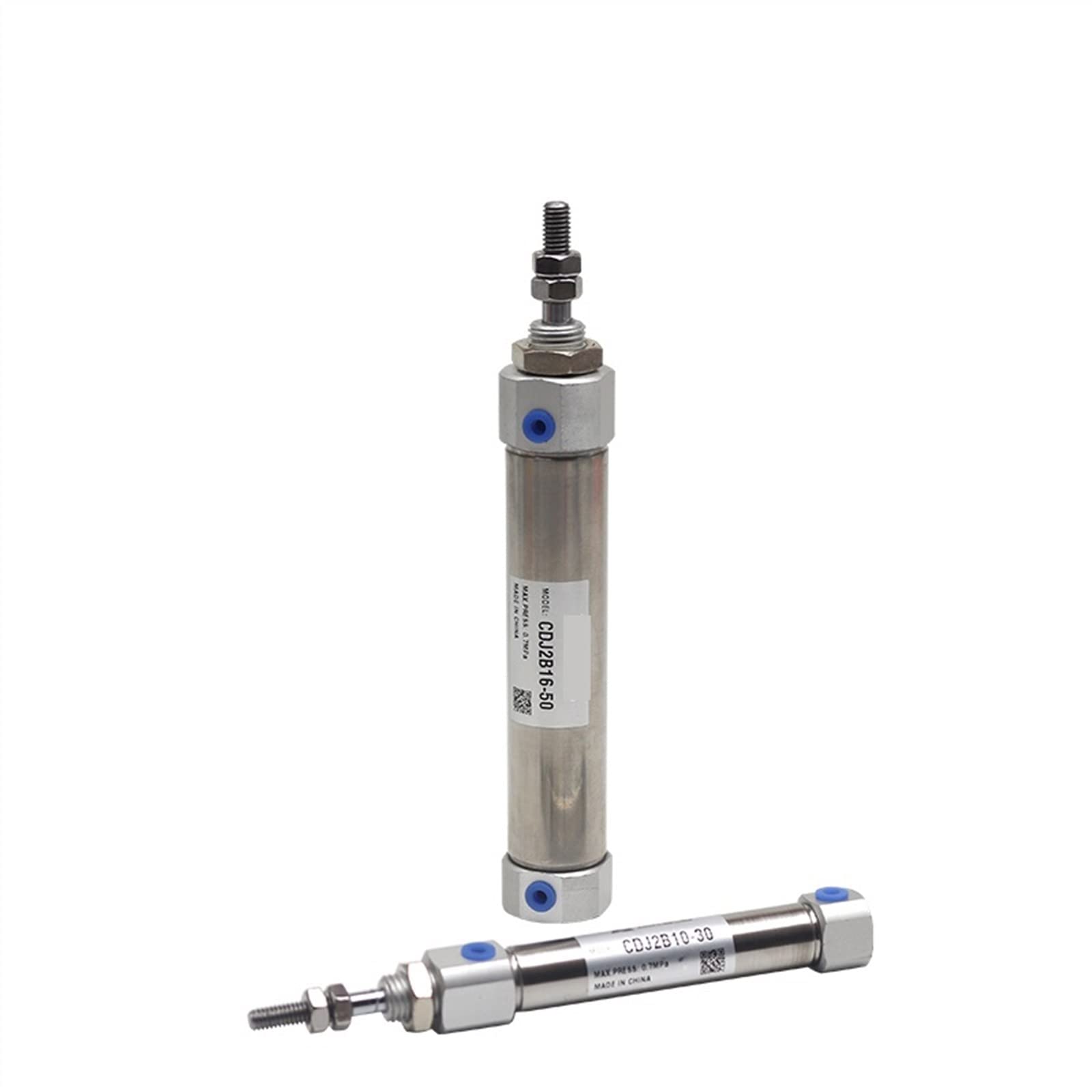 Cilindro neumático miniatura CDJ2B10 de doble efecto y varilla única de 10mm
