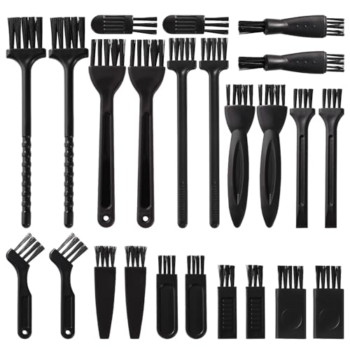 YIXISI 24 Pièces Brosses de Nettoyage pour Rasoir Électrique, Remplacement Brosses pour Enlever Les Résidus de Barbe et la Poussière