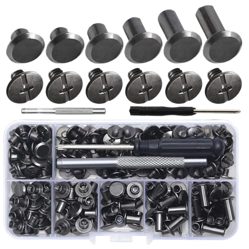 Kit de vis Chicago pour cuir et rivets pour ceintures et vêtements