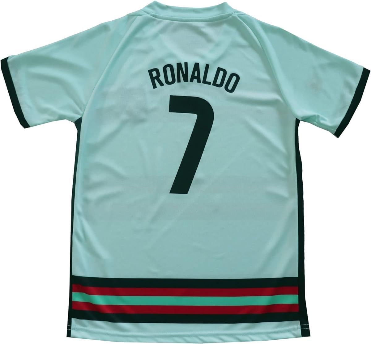 Ronaldo #7 Away Kids Soccer Football Futbol Jersey & Shorts Socks Set Youth Sizes