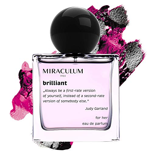 Miraculum Brilliant Eau De Parfum für Sie – Parfüm für Frauen - Verführerischer Duft – Fruchtig-Blumiges Eau de Cologne – Premium Eau De Parfum-Spray – Kleines Geschenk Für Frauen – 50 ml Flakon