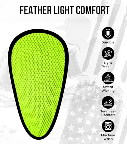 Exxact Sports Lightweight Athletic Cup Mens & Boys with Soft Rim Comfort for Superior Support, Baseball Cup Youth Boys for T-Ball, Football, Lacrosse, Hockey Groin Protector MMA Cup3