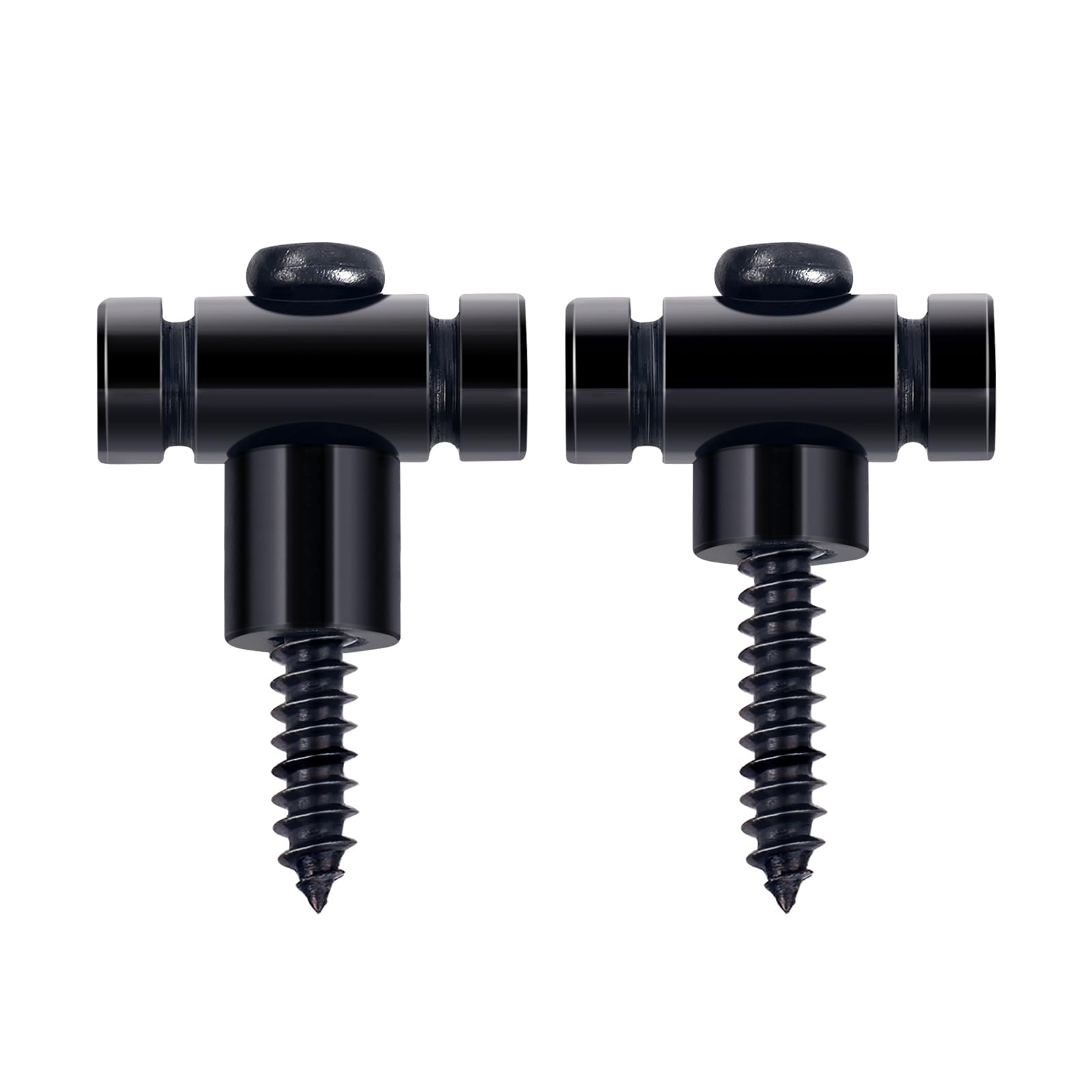 Banworks Guitar Roller String Tree Roller String Guides Retainer for Tele Telecaster Strat Stratocaster ST Electric Guitar Pack of 2 JT/YXK-04 Black