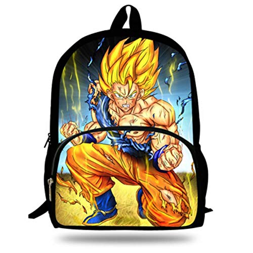 GuiSoHn Mochila de Lona para Cosplay Dragon Ball Super Z Son Goku Escolar Estudiante