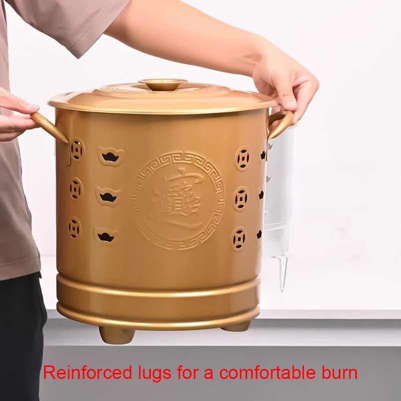 Brasero exterior contra quemaduras Burn Can de jardín sin daños 8