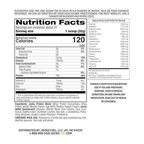 Jocko Fuel Jocko Mölk Whey Protein Powder 22G Protein thumb #5