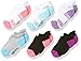 Fruit of the Loom Baby Girls' No Show 6 Pack Sock, Assorted, 4-8.5