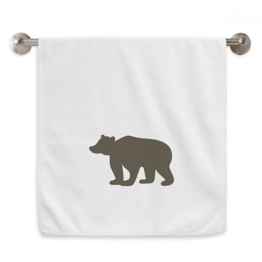 Serviette de toilette ours noir pour une routine beauté douce et cocooning