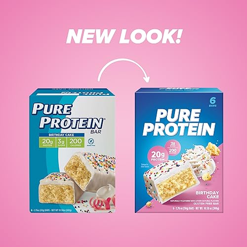 Pure Protein Bars, High Protein, Nutritious Snacks To Support Energy, Low Sugar