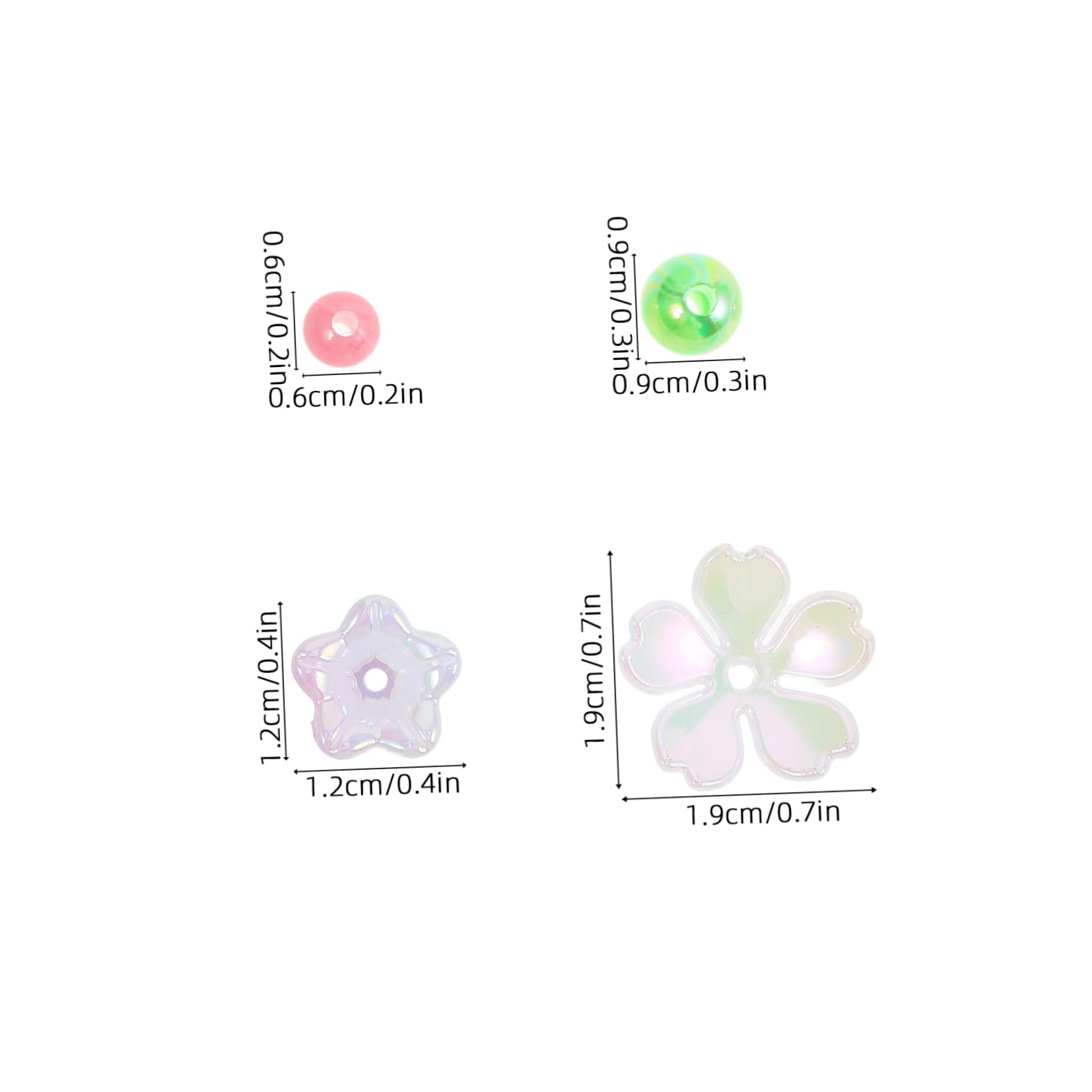 Homoyoyo Create Unique Jewelry Bead Bracelet Kit Necklace Pendants Assorted Beads for Adults Easy to Assemble DIY Kit Storage Box