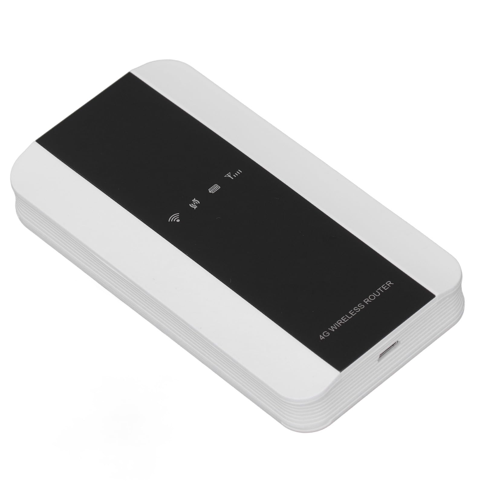 Mobilny Punkt Dostępu, Router 4G LTE, Mobilny Punkt Dostępu Wi-Fi 300 Mb/s, Bezprzewodowy Przenośny Punkt Dostępu Wi-Fi z Kablem do ładowania, Przenośny Router Wi-Fi Hotspot do