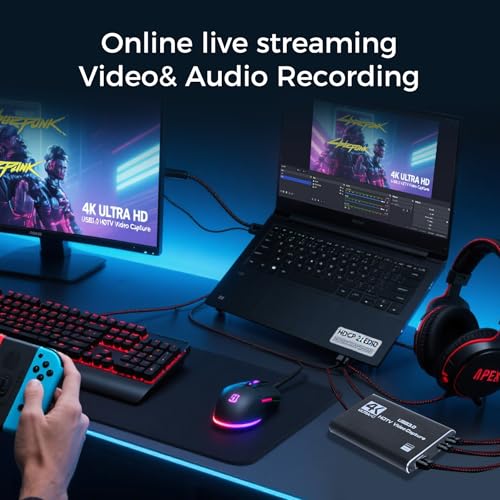 USB Capture Card for Live Streaming