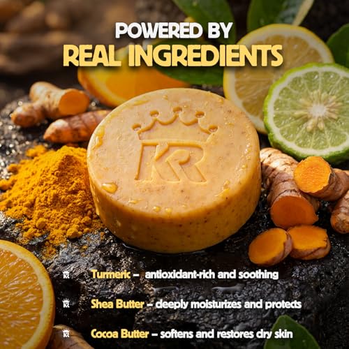Image of Organic Cold Process Soap Bars for Men, Moisturizing Body Wash 3-Pack | Handcrafted Lasts 3X Longer, USDA Organic, Sulfate & Paraben Free, 3 x 4 oz Citrus Fresh Jungle Tea Tropic Tide