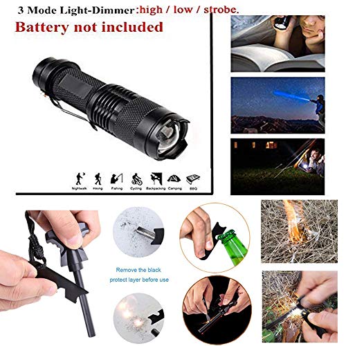 Tianers Emergency Survival Kit 16 in 1, Upgrade Compact Survival Gear, Tactical Survival Tool for Cars, Camping, Hiking, Hunting, Adventure Accessorie (Survival Kit Green)