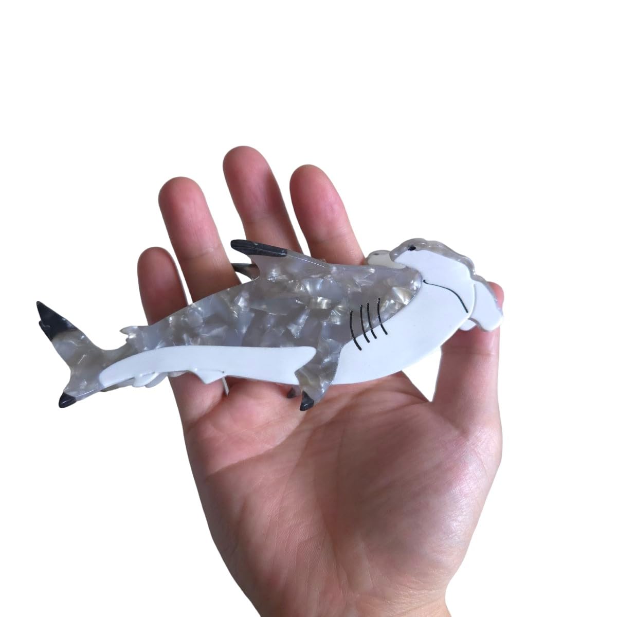 Amazon.com : Novelty Hammerhead Shark Hair Clip,Acetate Claw  display picture 3