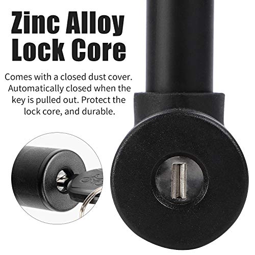 image for West Biking Bike U-Lock with 2 Keys, Heavy Duty High Security Anti-The