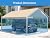 Carport Replacement Canopy Cover 10'x20' for Tent Top Garage Shelter Cover with Ball Bungees, 800D Oxford Replacement Cover Waterproof & UV Protection, Not Included Frame (Light Brown)