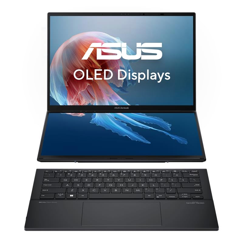 ASUS Zenbook Duo UX8406CA Laptop | 14' WUXGA 16:10 OLED Touch Display | Intel...