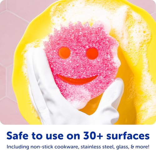 Scrub Daddy Scrub Mommy Sponges - Dish Scrubber + Non-Scratch Cleaning Sponges Kitchen, Bathroom + Multi-Surface Safe - Dual-Sided Dish Sponges for Scrubbing - Online Exclusive (3 Count) - Image 6