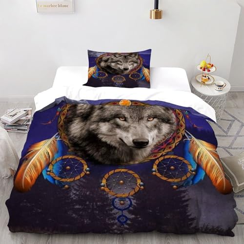 Coyote Housse de Couette Fermeture Éclair Microfibre Animaux - 2