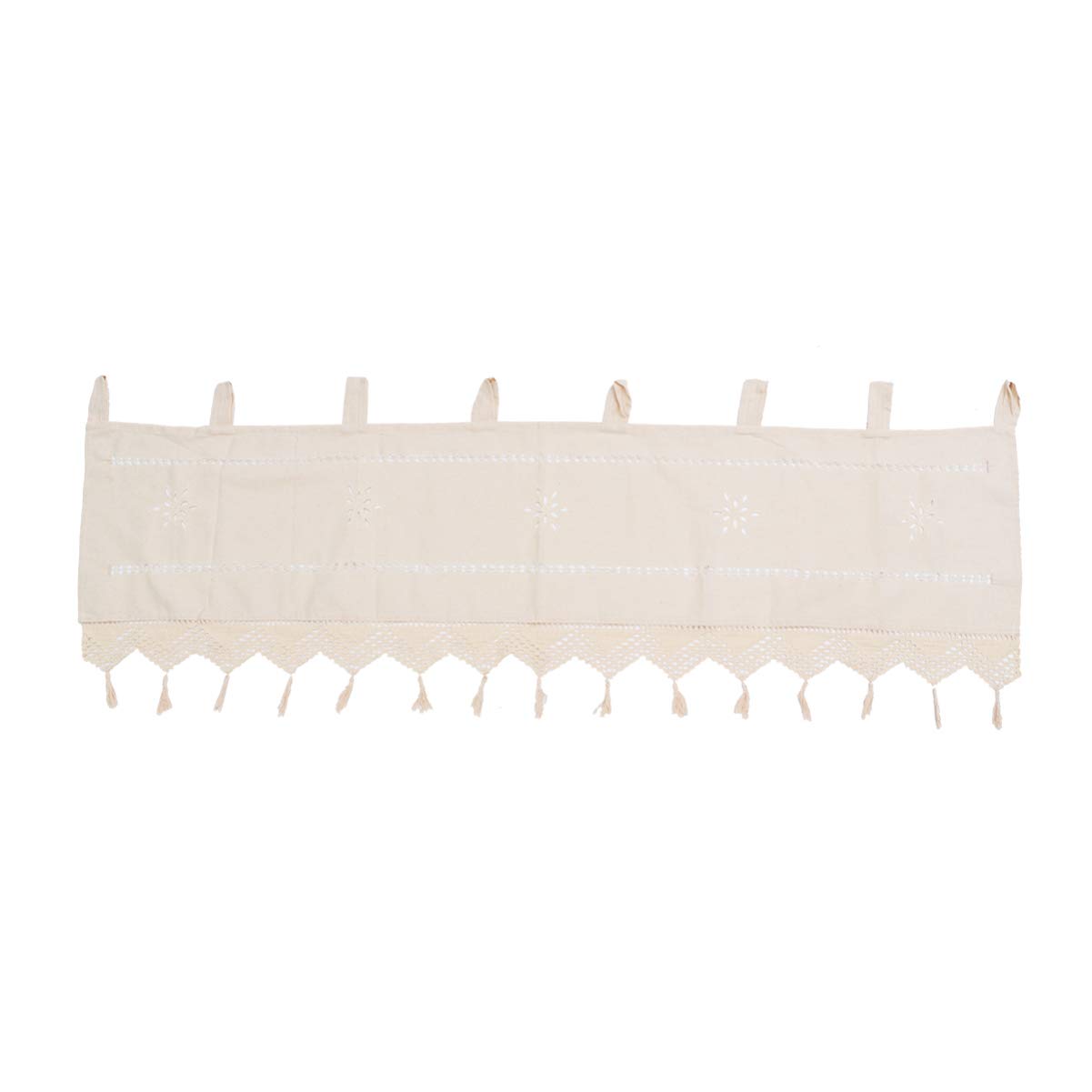 Cabilock 1 Pc Cortinas de Ventana Cortas Cortina de Bordado Cortinas para Puertas Cortinas de Cocina Cortina de casa Manual Cortina Corta Panel de Cortina Cortinas Cortas Media Cortina