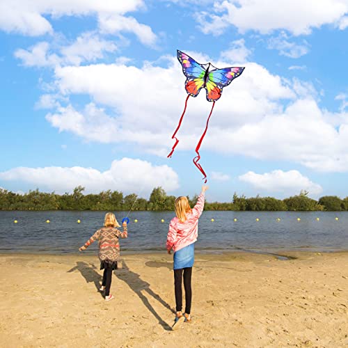 image for Kaiciuss Butterfly Kite for Kids & Adults Easy to Fly, 55
