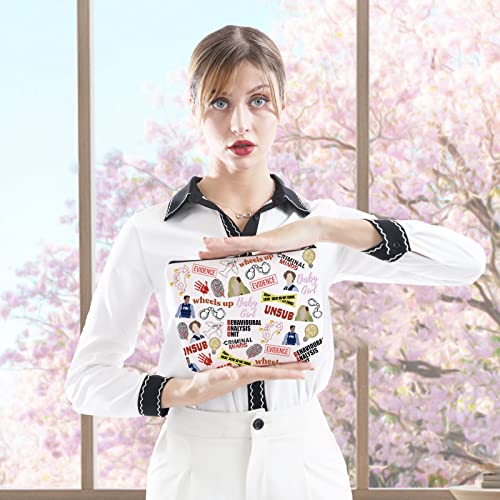 Criminal TV Show Inspired Gift TV Show Merchandise Zipper Pouch Spencer Lover Gift Crime Show Makeup Bag for Criminal Fans (Criminal TV Pattern Bag EU) - Image 4