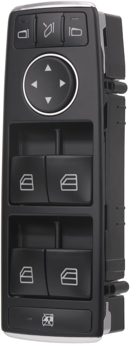 Master Power Window Switch Button Front Driver Side Compatible with Mercedes Benz C230 C250 C280 C300 C350 C63 AMG E350 E400 E550 GLK350 2008-2017, Replace OEM 2049055402