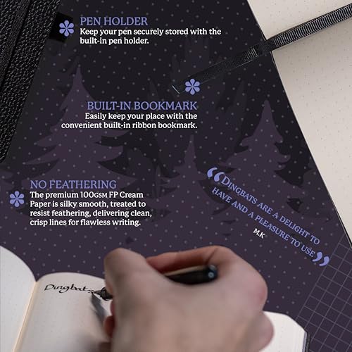 Carnet de notes A5 ligné avec porte-stylo pour ne plus perdre vos idées