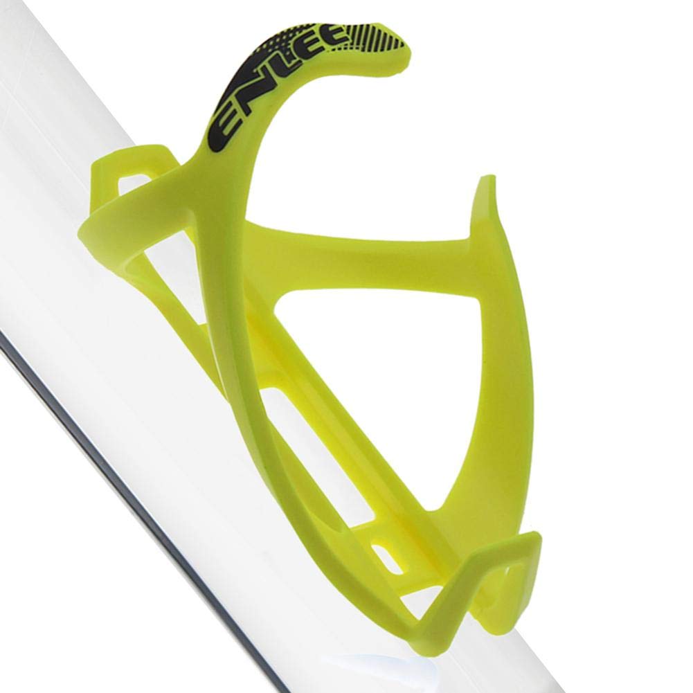 lineEUbeaBicycle Bottle Cage, Mountain Bike Bottle Cage, Bicycle Beverage Cup Holder, Bicycle Bottle for Road, Mountain and Children's Bicycles（Yellow）
