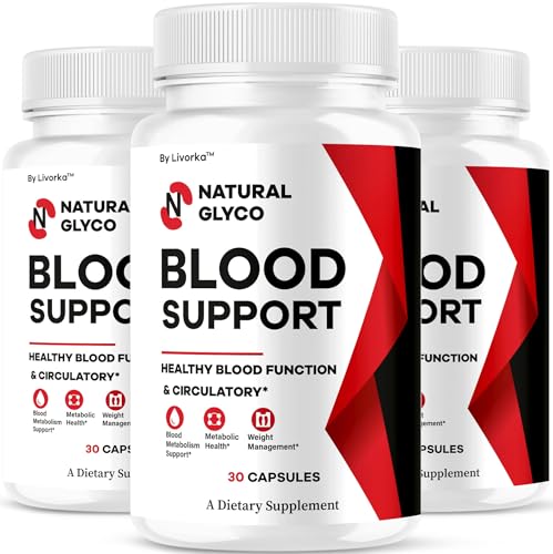 (3 Pack) Natural Glyco Support Glycogen Supplement Premium Advanced Formula Capsules, NaturalGlyco All Natural Pills Vitamin Health & Wellness, Naturale Maximum Strength, 90 Capsules for 3 Months
