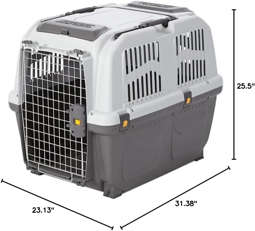 Midwest Skudo Plastic Travel Carrier for Dogs, 31.38" L X 23.13" W X 25.5" H