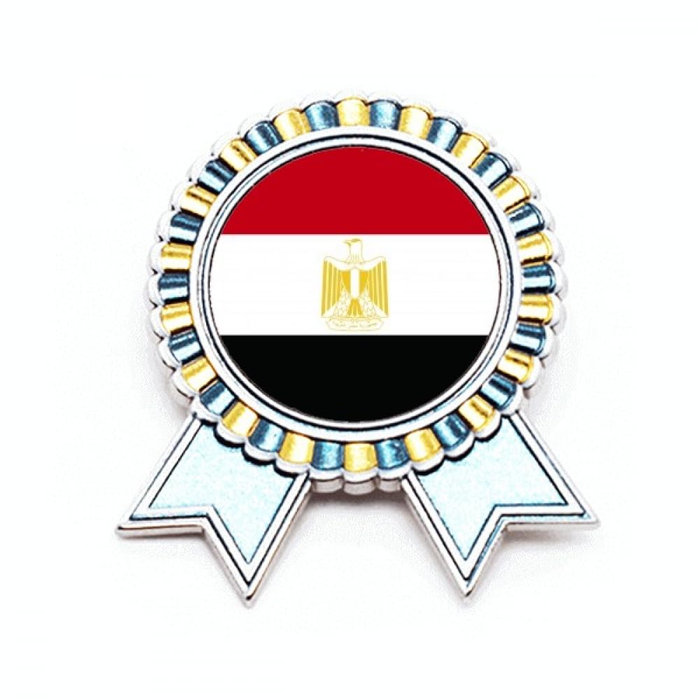 Broche drapeau Égypte en métal médaille prestige Afrique M - 4