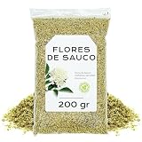 Flor de Sauco Infusion 200g - Te de Flor de Sauco - Flores de Sauco - Sambucus - Sauco Flor a Granel (200 gr)