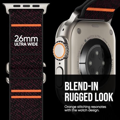 Image of Suitisbest Sport Bands Compatible with Apple Watch Ultra Band 49mm 45mm 44mm 42mm 38mm 40mm 41mm Men Women, Stretchy Nylon Sport Loop Strap with S-Hook for iWatch Series Ultra SE 9 8 7 6 5 4 3 2 1