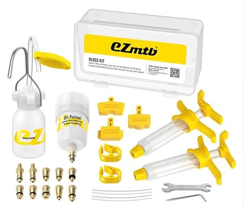 Hydraulic Bike Bicycle Oil Disc Brake Bleed Kit Tool for Shimano SRAM TEKTRO MTB (Copper)