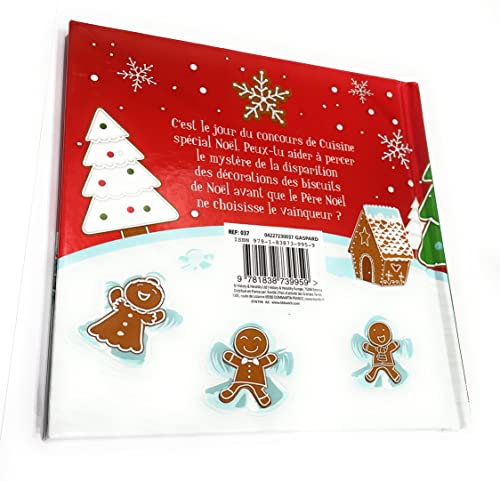 Livre de Noël personnalisé avec Le prénom de l'enfant" Gaspard à la rescousse" - 15x15cm – Image 3