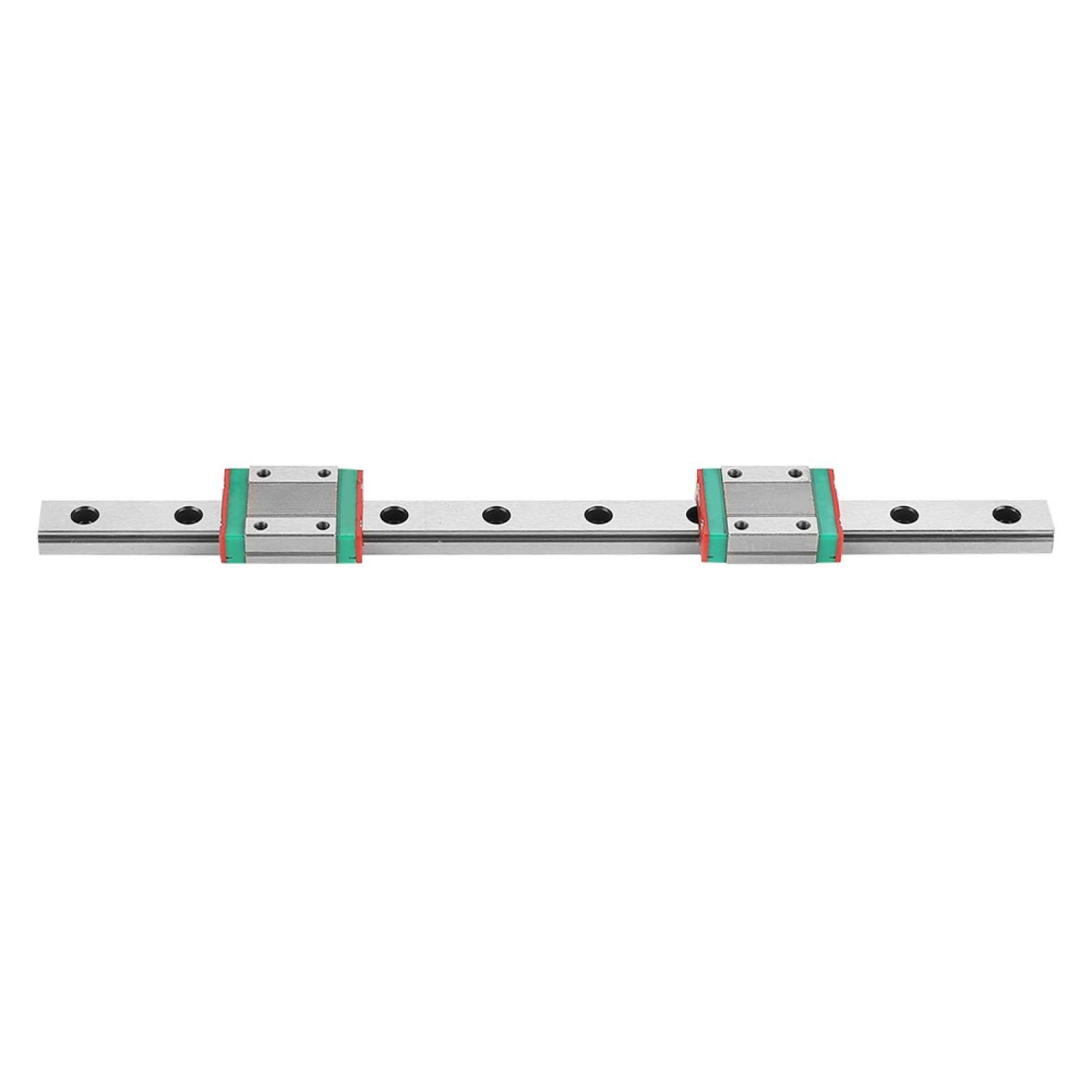 Rail de mouvement linéaire 250mm MGN12 Rail de guidage linéaire miniature Rail de guidage 12mm largeur + 2 pièces MGN12B blocs de glissière