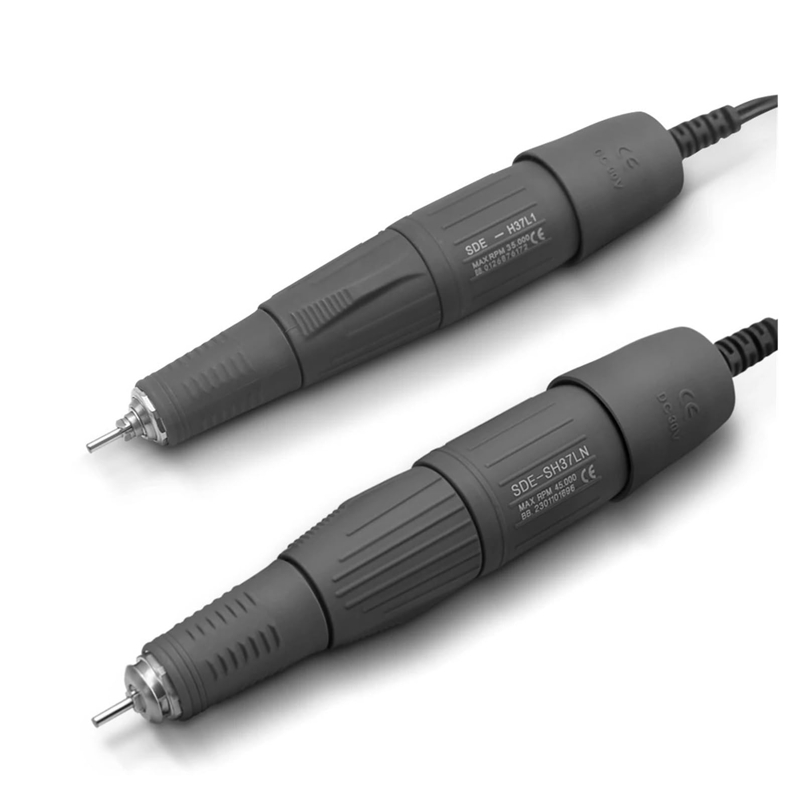 45000 & 35000 U/min elektrische professionelle Nagelschleifer Bohrstift Mikromotor Poliermaschine Handstück 2,35 mm(SDE-H37L1 35000RPM)