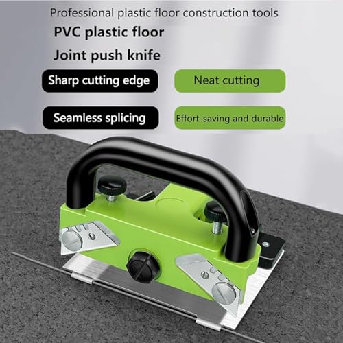 Frez do podłóg z PCW, narzędzie do przycinania podłóg laminowanych, stop aluminium z pokrętłem do regulacji głębokości i odległości, do biura, fabryki, dekoracji wnętrz