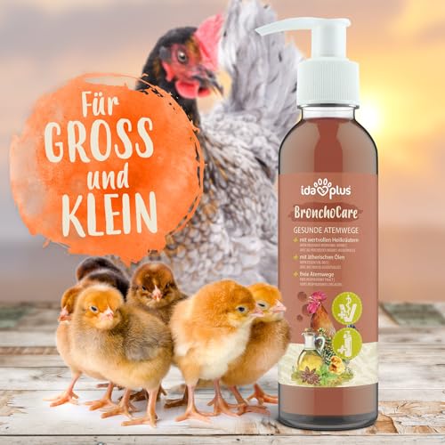 Ida Plus BronchoCare 200 ml für Hühner & Küken - unterstützt zielgerichtet die Atemwege - optimale Unterstützung gegen Hühnerschnupfen - beugt Mängeln vor - mit wertvollen ätherischen Ölen