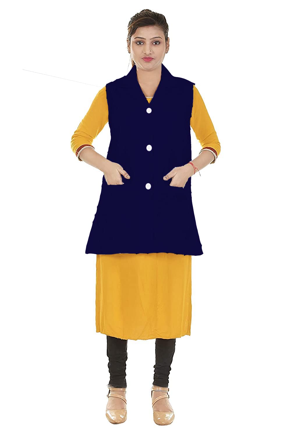 Sleeveless LAB Coat for Doctors, Nurse, Technician, Operator ETC